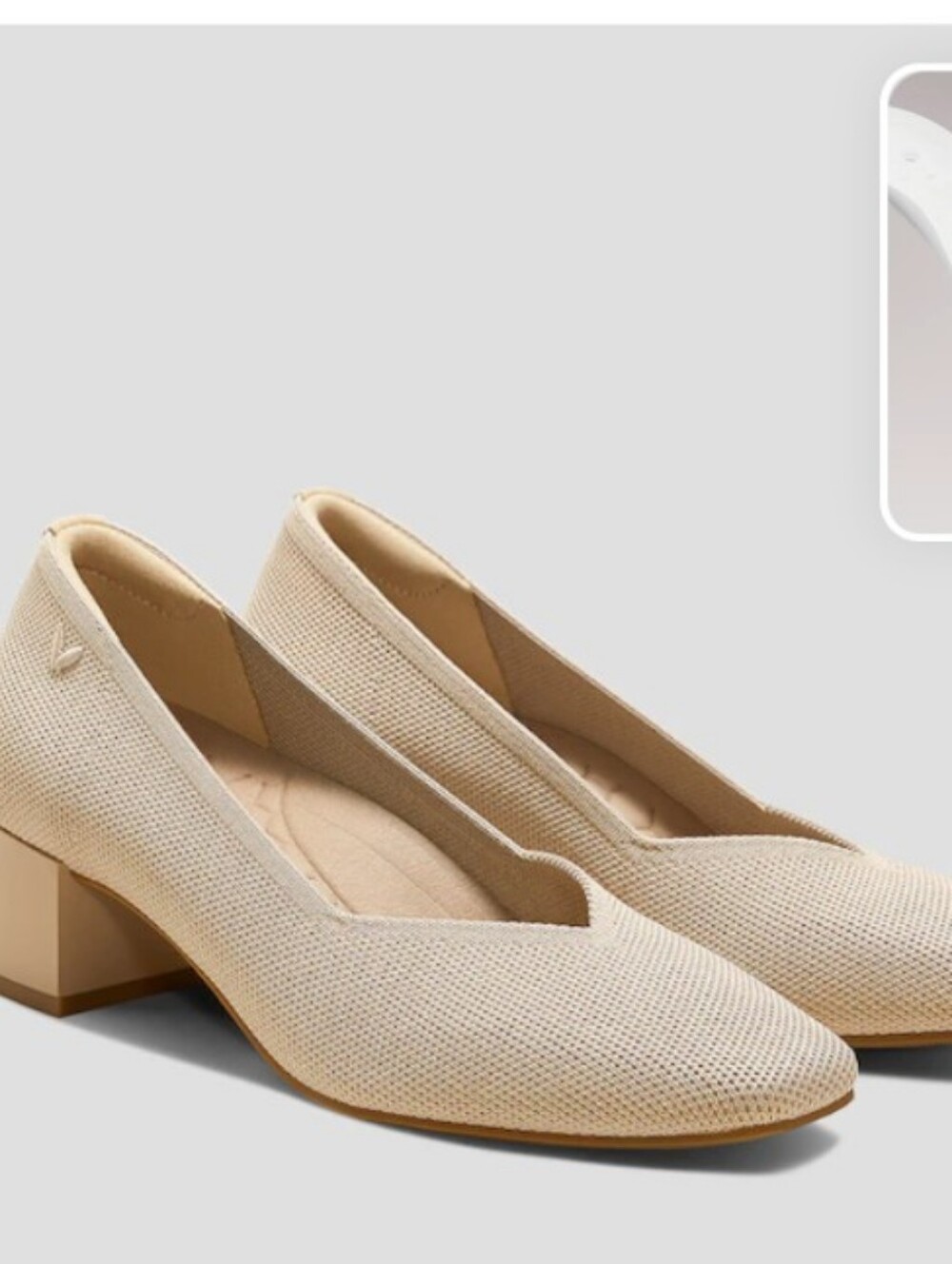 Vivaia Megan Square Toe Chunky Heel Stess Free 38 7-7.5